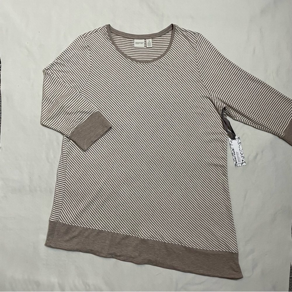 NWT New Chico's Zenergy Asymmetrical Tunic Size 3 US XL - Picture 4 of 10